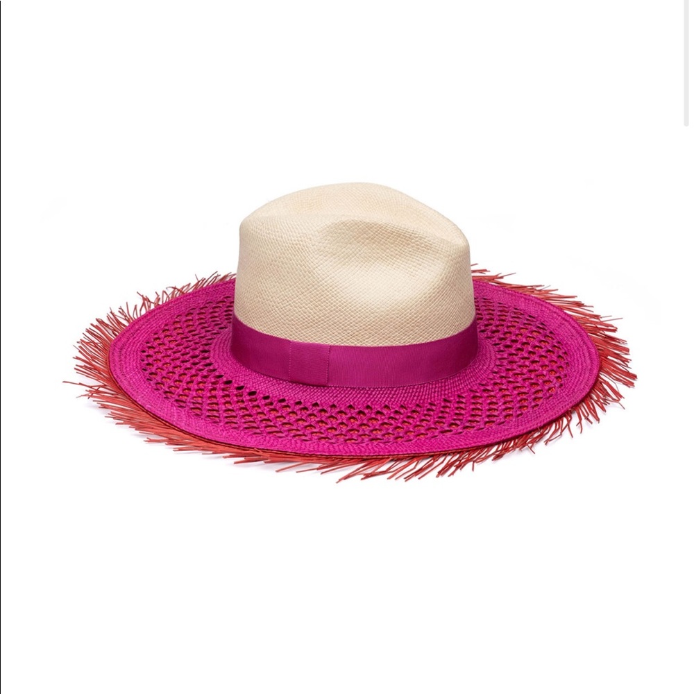 Eugenia Kim Claudett Layered Straw Fedora